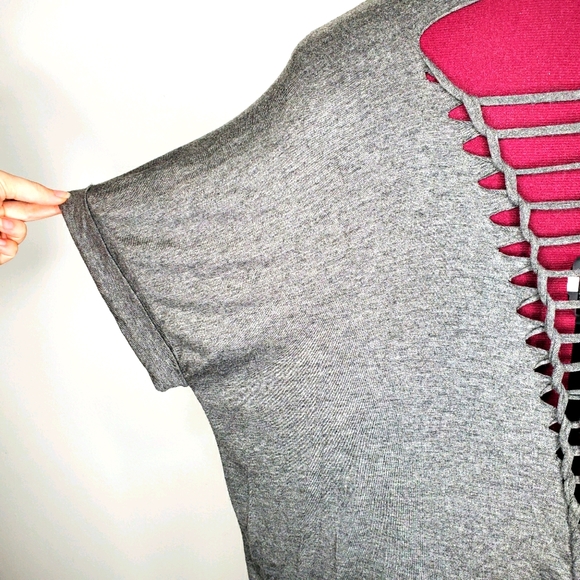 21) TAKARA Open-Back Dorman Sleeve Beaded Collar Lightweight Sz. XL - Picture 4 of 6